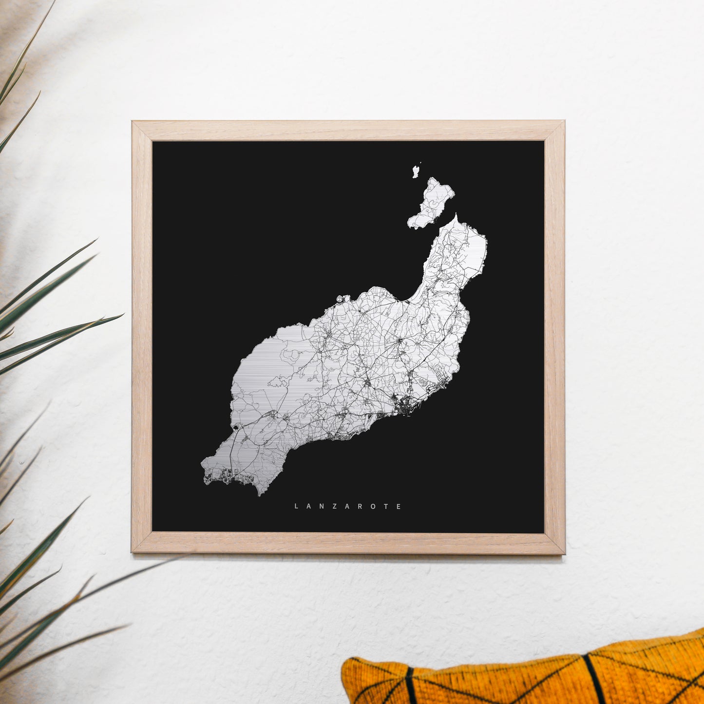 Metallschild Lanzarote