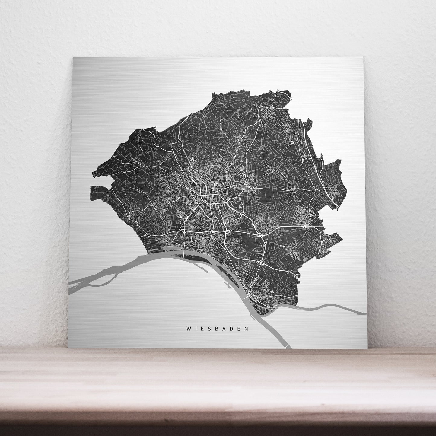 Metallschild Wiesbaden