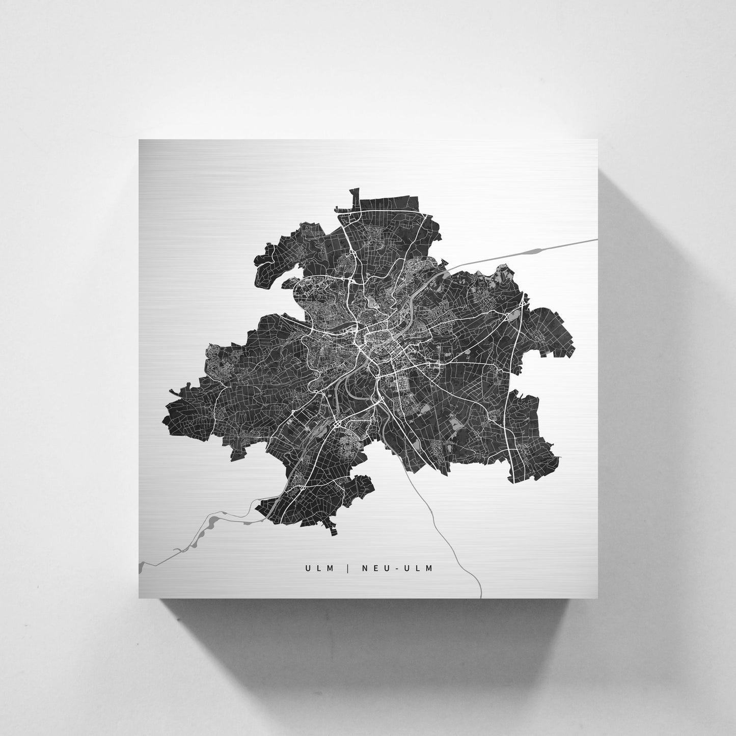 Metallschild Ulm