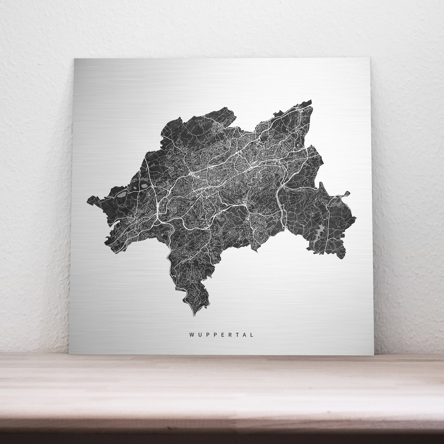 Metallschild Wuppertal