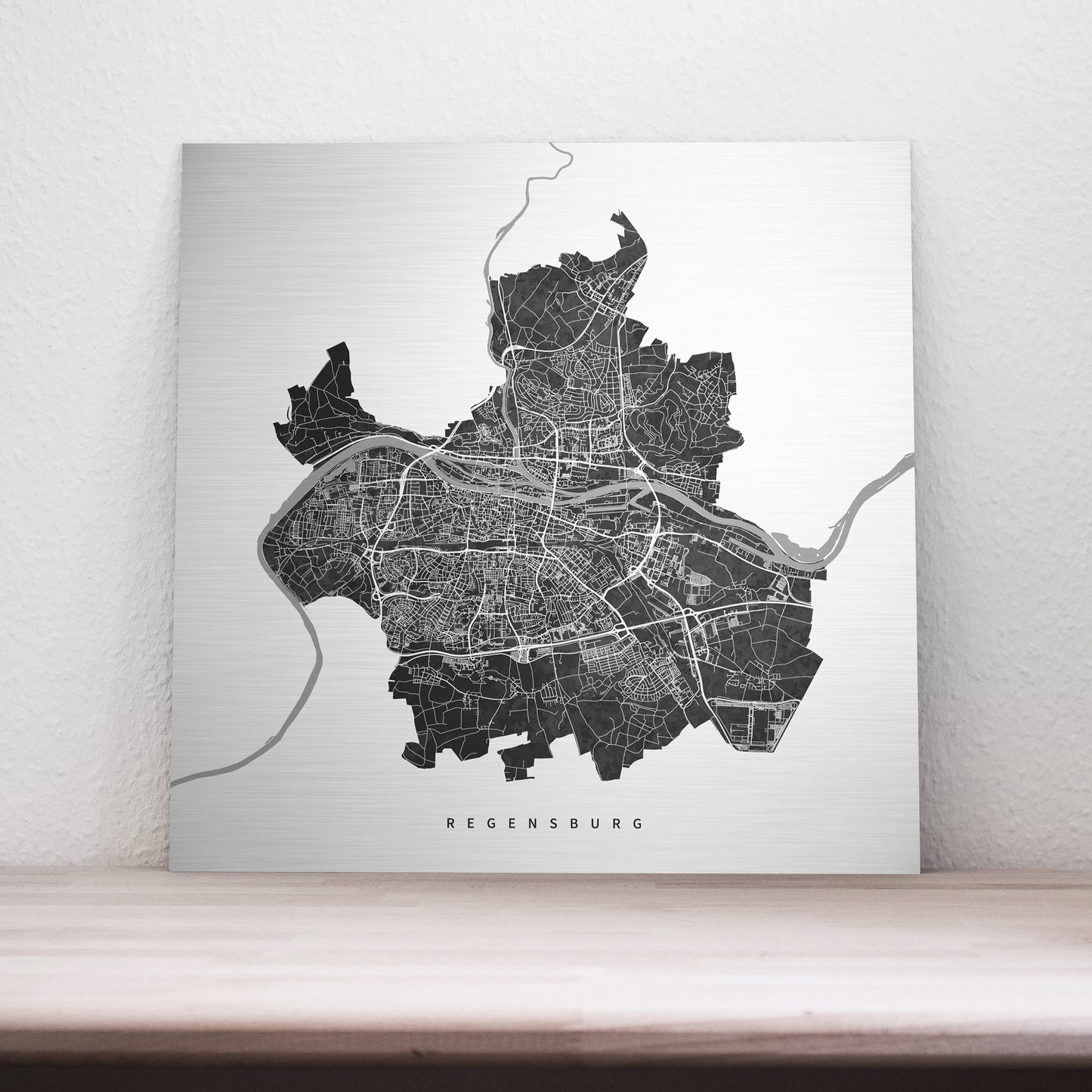Metallschild Regensburg
