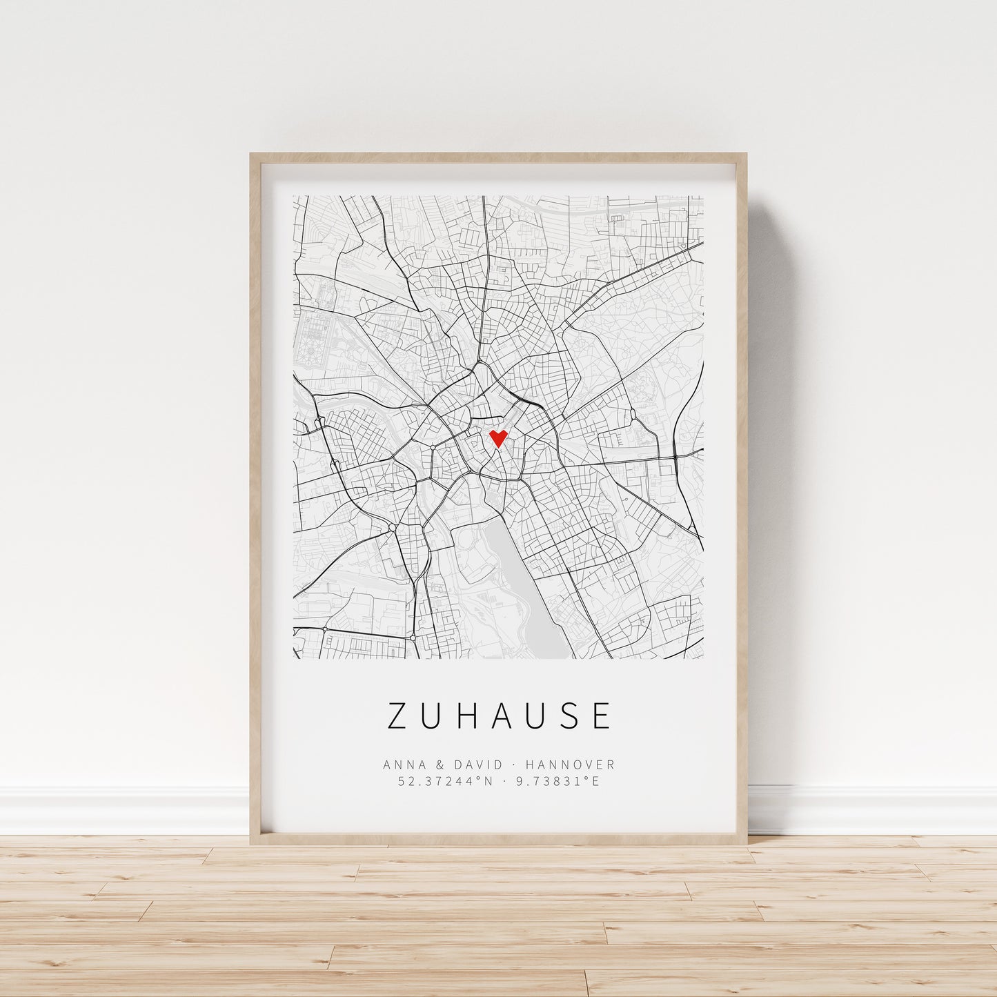 Stadtplan-Poster