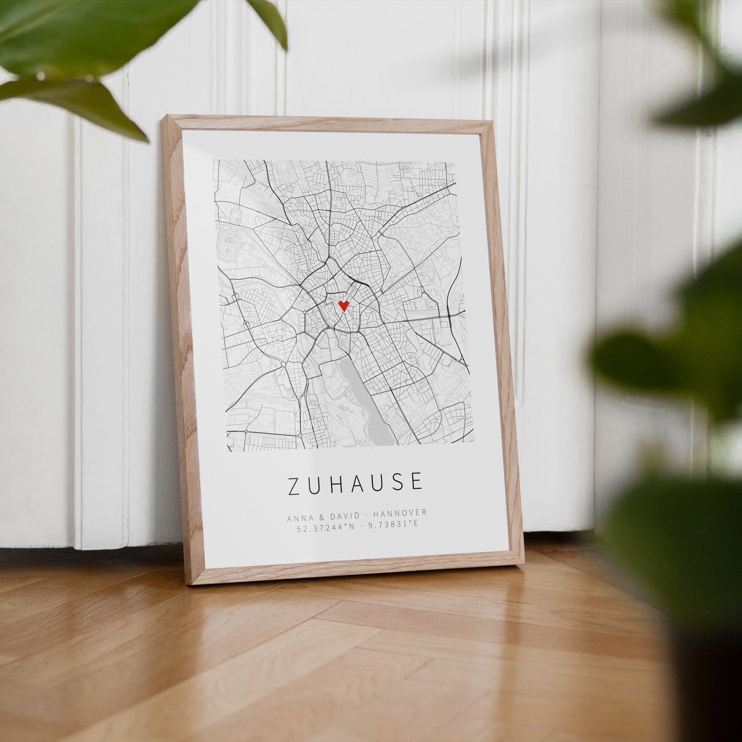 Stadtplan-Poster