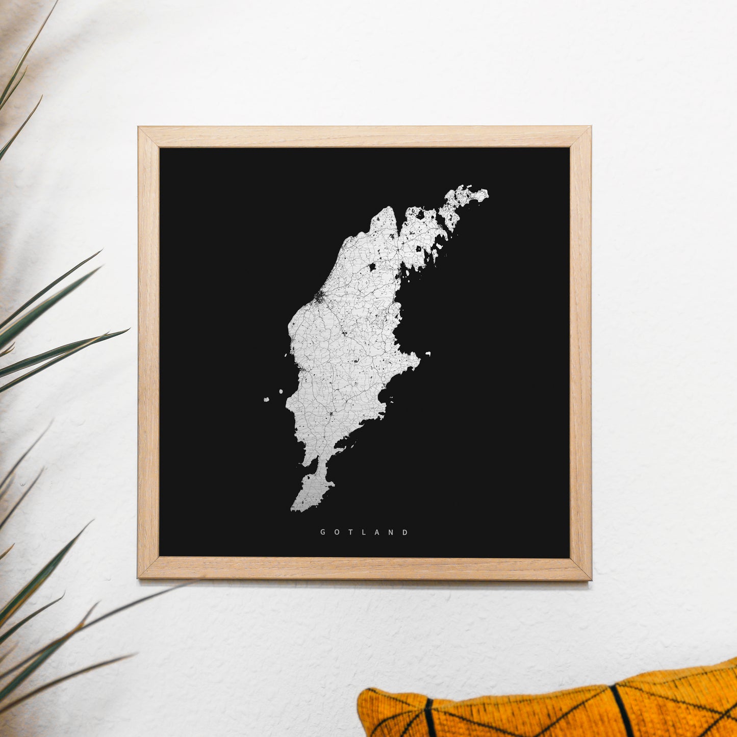 Metallschild Insel Gotland