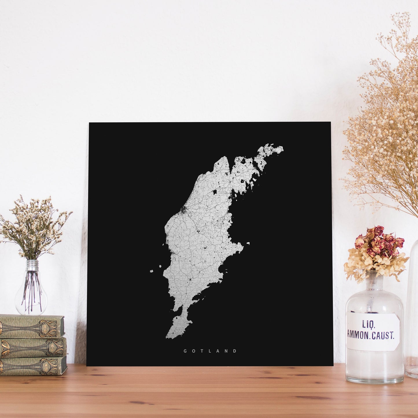 Metallschild Insel Gotland