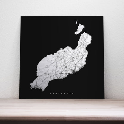 Metallschild Lanzarote