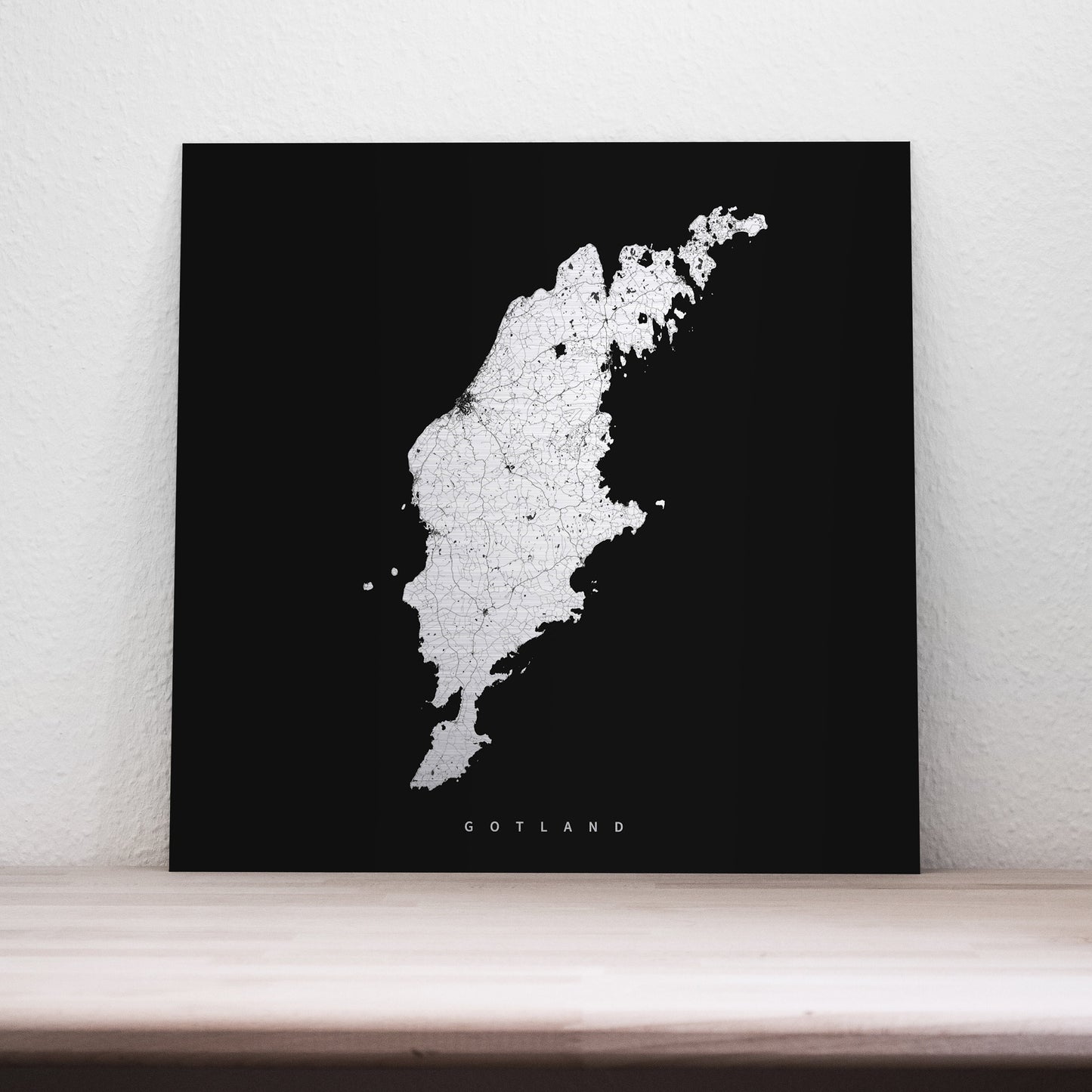 Metallschild Insel Gotland