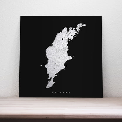 Metallschild Insel Gotland