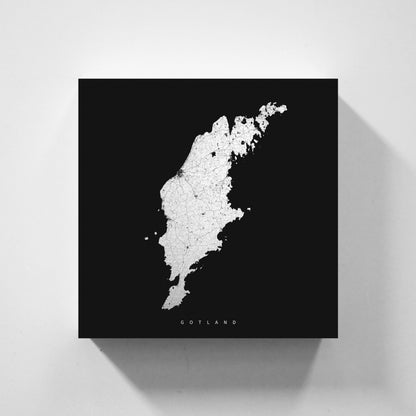Metallschild Insel Gotland