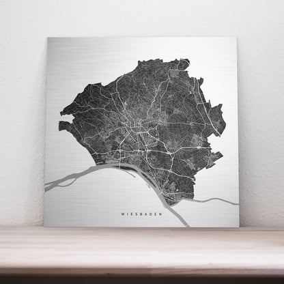 Metallschild Wiesbaden