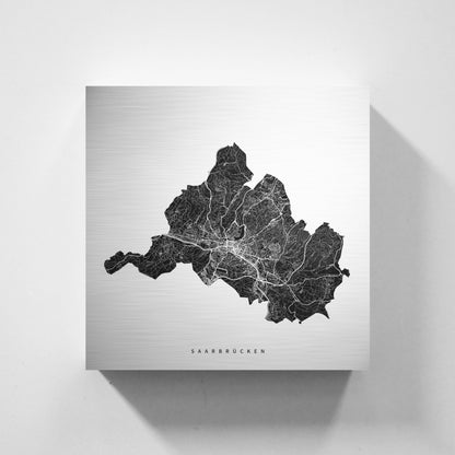 Metallschild Saarbrücken